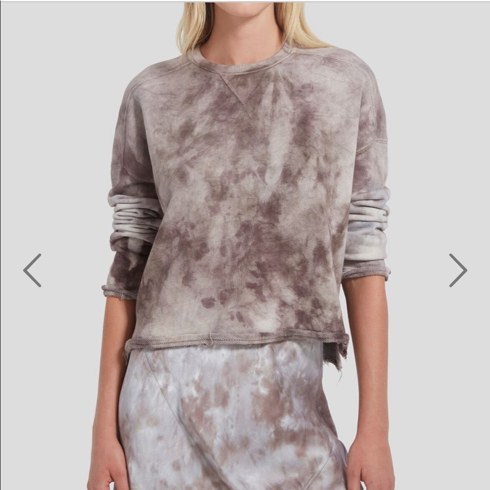 ATM TIE DYE FRENCH TERRY SWEATSHIRT - Picture 1 of 5